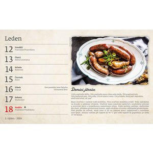 Fotografie k reklamnímu předmětu „Kalendář Babiččiny recepty“