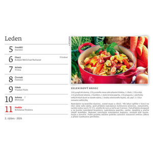 Fotografie k reklamnímu předmětu „Kalendář Česká kuchyně“