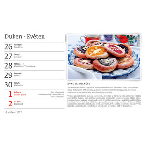 Fotografie k reklamnímu předmětu „Kalendář Česká kuchyně“