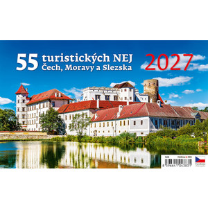 Fotografie k reklamnímu předmětu „Kalendář 55 turistických nej Čech, Moravy a Slezska“