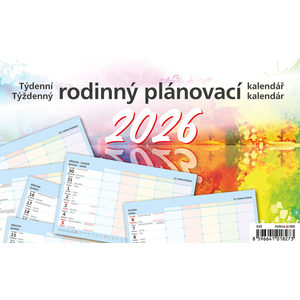 Fotografie k reklamnímu předmětu „Kalendář Týdenní rodinný plánovací kalendář“