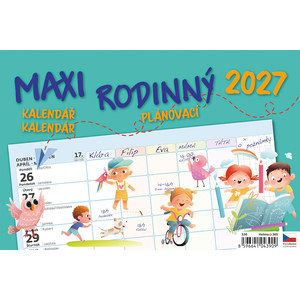 Fotografie k reklamnímu předmětu „Maxi rodinný plánovací kalendář“