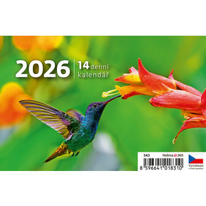 Fotografie k reklamnímu předmětu „Plánovací MINI 14denní kalendář“