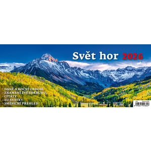 Fotografie k reklamnímu předmětu „Plánovací kalendář Svět hor“
