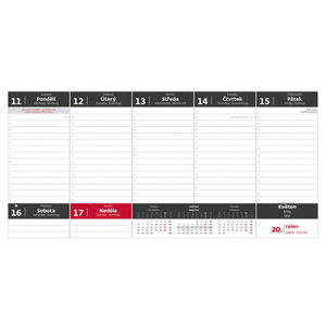 Fotografie k reklamnímu předmětu „Plánovací kalendář Top Manager“