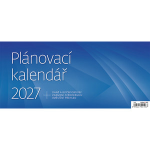 Fotografie k reklamnímu předmětu „Plánovací kalendář MODRÝ“