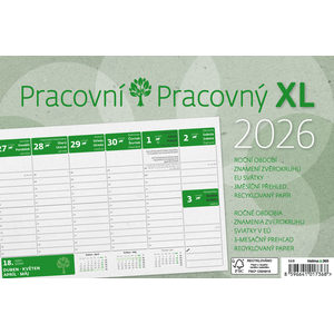 Fotografie k reklamnímu předmětu „Kalendář Pracovní XL“