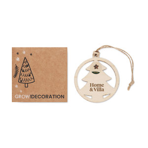 Fotografie k reklamnímu předmětu „Dřevěná ozdoba, stromek ARSEED“