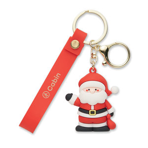 Fotografie k reklamnímu předmětu „Přívěsek na klíče, tvar Santa SANTACHARM“