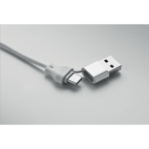 Fotografie k reklamnímu předmětu „Přívěsek na klíče s kabelem 4v1 BULE“