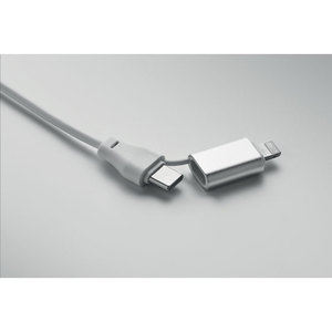 Fotografie k reklamnímu předmětu „Přívěsek na klíče s kabelem 4v1 BULE“