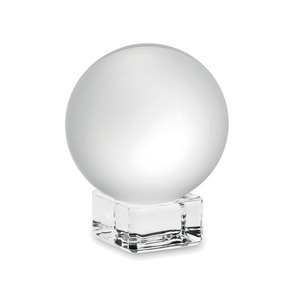 Fotografie k reklamnímu předmětu „Skleněná cena ve tvaru koule GLASSWARD“