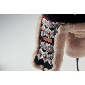 Fotografie k reklamnímu předmětu „Pletená čepice s klapkami YULONG“