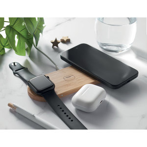 Fotografie k reklamnímu předmětu „Bezdrátová 15W nabíječka 3v1 RECPAD“