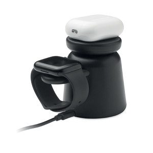 Fotografie k reklamnímu předmětu „Bezdrátová 15W nabíječka 3v1 SIMPA“