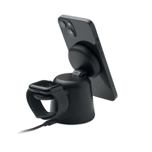 Fotografie k reklamnímu předmětu „Bezdrátová 15W nabíječka 3v1 SIMPA“