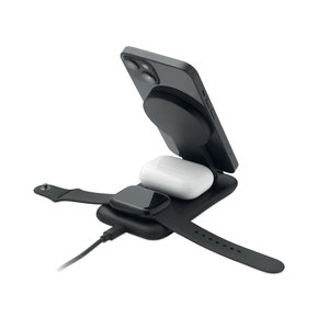 Fotografie k reklamnímu předmětu „Bezdrátová 15W nabíječka 3v1 PENDOLESS“