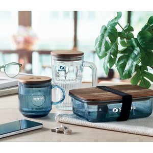 Fotografie k reklamnímu předmětu „Žebrovaný skleněný hrnek 300ml VITRIO MUG“