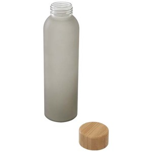 Fotografie k reklamnímu předmětu „Láhev Lume o objemu 500 ml, z matného sodnovápenatého skla s bambusovým víčkem“