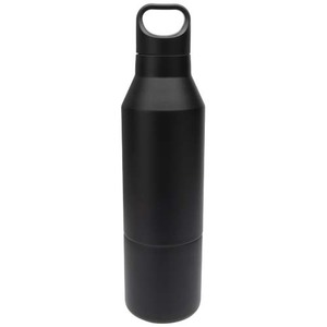 Fotografie k reklamnímu předmětu „Izolovaná láhev z recyklované nerezové oceli s certifikací RCS o objemu 600 ml a kelímkem o objemu 300 ml Odessy“