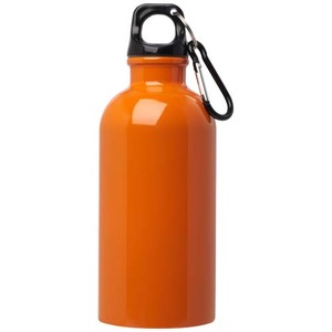 Fotografie k reklamnímu předmětu „400ml láhev na vodu Oregon z nerezové oceli s certifikací RCS a karabinou“