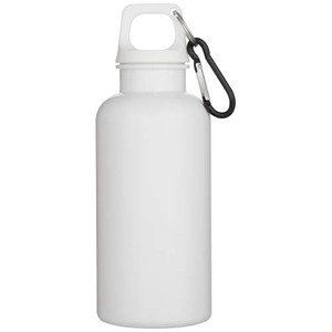 Fotografie k reklamnímu předmětu „400ml láhev na bodu Oregon s karabinou z recyklovaného plastu s certifikací RCS“