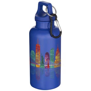 Fotografie k reklamnímu předmětu „400ml láhev na bodu Oregon s karabinou z recyklovaného plastu s certifikací RCS“
