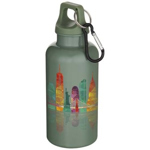 Fotografie k reklamnímu předmětu „400ml láhev na bodu Oregon s karabinou z recyklovaného plastu s certifikací RCS“