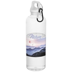 Fotografie k reklamnímu předmětu „750ml láhev na vodu Oregon z recyklovaného plastu RCS s karabinou“