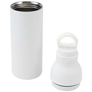 Fotografie k reklamnímu předmětu „650ml recyklovaná dvoustěnná nerezová láhev na vodu RCS Illuminate se sadou 3 víček“