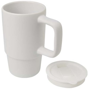 Fotografie k reklamnímu předmětu „450ml keramický hrnek Carter s plastovým víkem“