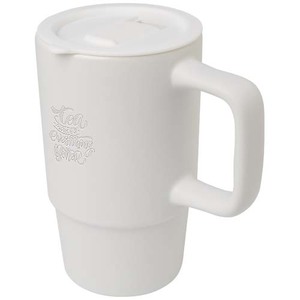 Fotografie k reklamnímu předmětu „450ml keramický hrnek Carter s plastovým víkem“