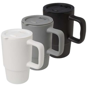 Fotografie k reklamnímu předmětu „450ml keramický hrnek Carter s plastovým víkem“