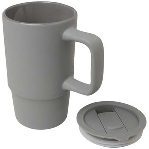 Fotografie k reklamnímu předmětu „450ml keramický hrnek Carter s plastovým víkem“