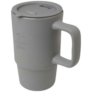 Fotografie k reklamnímu předmětu „450ml keramický hrnek Carter s plastovým víkem“
