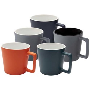 Fotografie k reklamnímu předmětu „Keramický hrnek o objemu 370 ml s matným povrchem Cali“