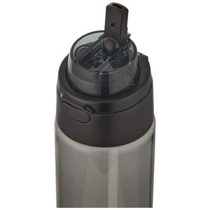 Fotografie k reklamnímu předmětu „Láhev na vodu Theron 700 ml z recyklovaného plastu RCS s víčkem s dvojí funkcí a sklopnou slámkou“