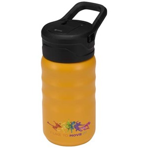 Fotografie k reklamnímu předmětu „Sportovní láhev Knox 350 ml RCS z recyklované nerezové oceli s dvojitou stěnou a sklopnou slámkou“