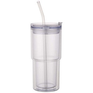 Fotografie k reklamnímu předmětu „Plastový hrnek Archer o objemu 480 ml s dvojitou stěnou“