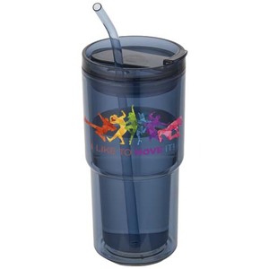 Fotografie k reklamnímu předmětu „Plastový hrnek Archer o objemu 480 ml s dvojitou stěnou“