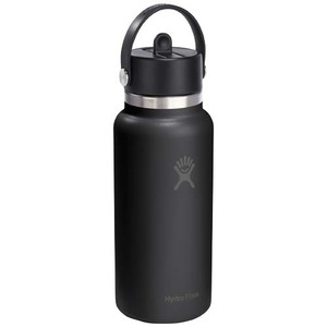 Fotografie reklamního předmětu „Hydro Flask – izolovaná nerezová láhev na vodu s širokým hrdlem o objemu 946 ml a víčkem se slámkou“