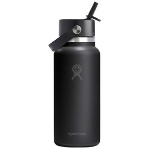 Fotografie k reklamnímu předmětu „Hydro Flask – izolovaná nerezová láhev na vodu s širokým hrdlem o objemu 946 ml a víčkem se slámkou“