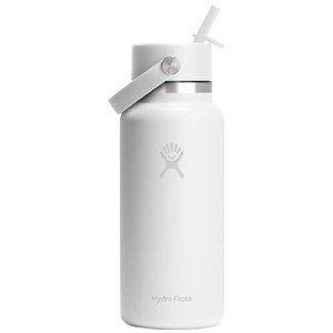 Fotografie k reklamnímu předmětu „Hydro Flask – izolovaná nerezová láhev na vodu s širokým hrdlem o objemu 946 ml a víčkem se slámkou“