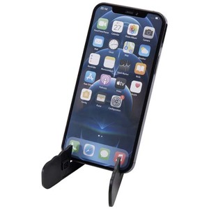 Fotografie reklamního předmětu „Skládací stojánek na tablet a telefon z recyklovaného plastu Buna“
