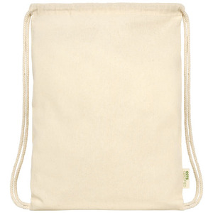 Fotografie k reklamnímu předmětu „Orissa 100 g/m² organic cotton drawstring bag 5L“