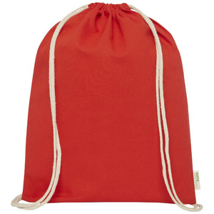 Fotografie k reklamnímu předmětu „Orissa 140 g/m² organic cotton drawstring bag 5L“