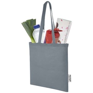 Fotografie k reklamnímu předmětu „7l taška z GRS recyklované bavlny Madras 140 g/m2“