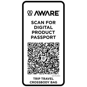 Fotografie k reklamnímu předmětu „Cestovní taška přes rameno Trip Aware™ z recyklovaného materiálu o objemu 1 l“