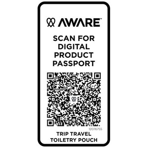 Fotografie k reklamnímu předmětu „Cestovní taštička na toaletní potřeby Trip Aware™ z recyklovaného materiálu o objemu 2 l“