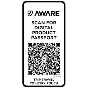 Fotografie k reklamnímu předmětu „Cestovní taštička na toaletní potřeby Trip Aware™ z recyklovaného materiálu o objemu 2 l“
